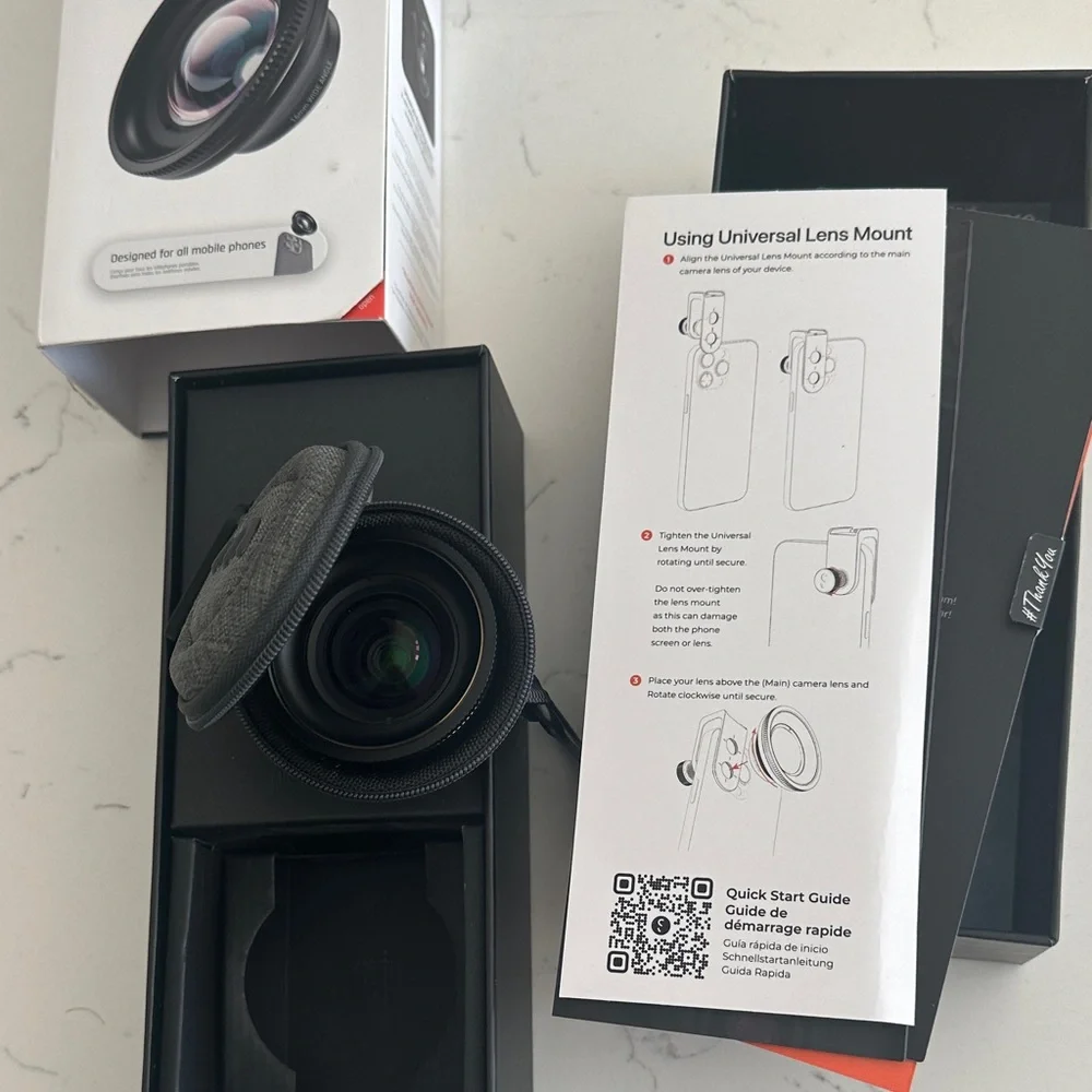 LensUltra 16mm Wide Angle Lens - Black